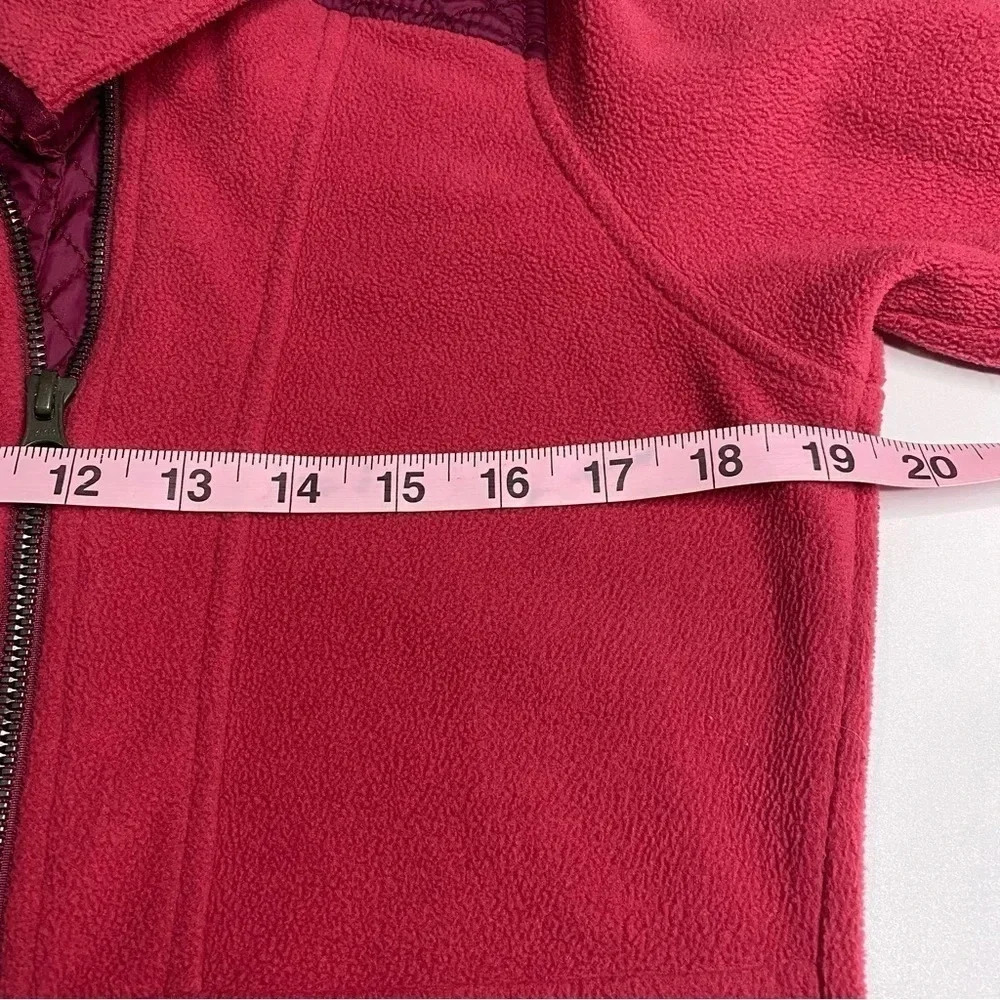 Columbia Medium Quilted Fleece 1/2 Zip Pullover Sweater Pink - Picture 6 of 9